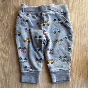 Garanimals Gray Sweatpants with Colorful Car Print